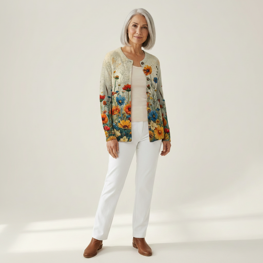 Aino - Wildflower Print Cardigan