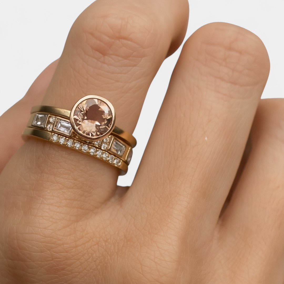 Talía | Crystals Rings Set